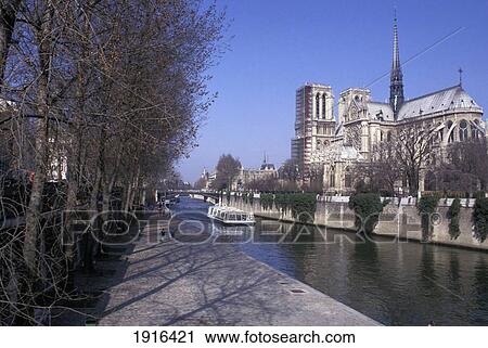 Notre Dame View Large Photo Image Stock Image - Notre Dame. Fotosearch