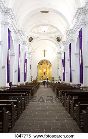 Nuestra Senora De Las Mercedes, Antigua, Guatemala, Central America; Interior Of Church View Large Photo Image Stock Photography - Nuestra Senora De Las Mercedes, Antigua, Guatemala, Central America; Interior Of Church. Fotosearch
