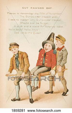 Nursery Rhyme And Illustration Of Guy Fawkes Day From Old Mother Goose's Rhymes And Tales. Illustrated By Constance Haslewood. Published By Frederick Warne & Co London And New York Circa 1890S. Chromolithography By Emrik & Binger Of Holland View Large Photo Image Stock Image - Nursery Rhyme And Illustration Of Guy Fawkes Day From Old Mother Goose's Rhymes And Tales. Illustrated By Constance Haslewood. Published By Frederick Warne & Co London And New York Circa 1890S. Chromolithography By Emrik & Binger Of Holland. Fotosearch