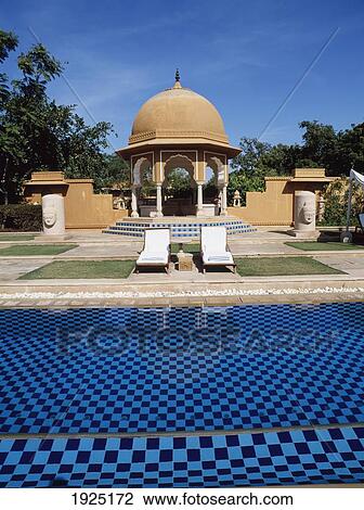 Oberoi Rajvilas Hotel View Large Photo Image Stock Image - Oberoi Rajvilas Hotel. Fotosearch