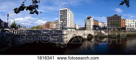 O'connell Bridge, Dublin, Ireland View Large Photo Image Stock Image - O'connell Bridge, Dublin, Ireland. Fotosearch