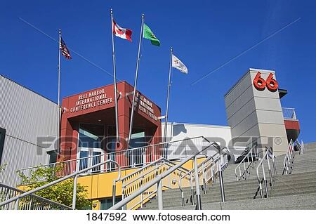 Stock Image - Odyssey Maritime Museum On Pier 66; Seattle, Washington State, Usa. Fotosearch