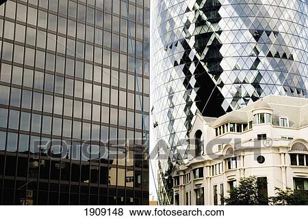 Stock Photo - Office Buildings In London, England, Uk. Fotosearch