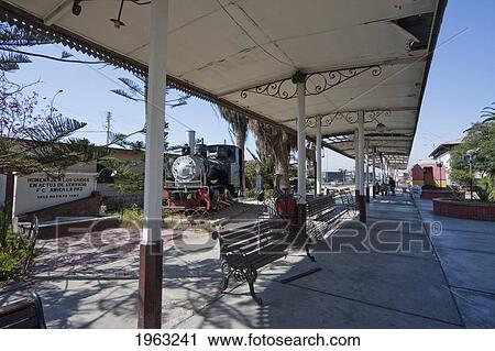 Stock Image - Old Arica-La Paz Railway Station In Arica, Arica And Parinacota Region, Chile. Fotosearch