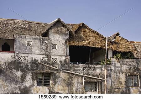 Stock Photo - Old Buildings, Lamu, Kenya, East Africa. Fotosearch