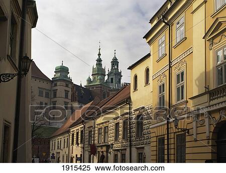 Stock Photography - Old Buildings On Kanonicza Street ÃƒÆ’Ã‚Â¡. Fotosearch