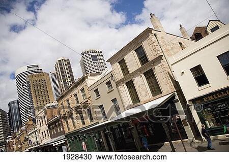 Old Buildings With Sydney Skyline In Background, Sydney, New South Wales, Australia View Large Photo Image Stock Image - Old Buildings With Sydney Skyline In Background, Sydney, New South Wales, Australia. Fotosearch