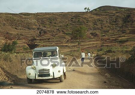 Old Citroen On A Rural Road Near Andraikiba Lake, Antananarivo Province, Madagascar View Large Photo Image Stock Photo - Old Citroen On A Rural Road Near Andraikiba Lake, Antananarivo Province, Madagascar. Fotosearch