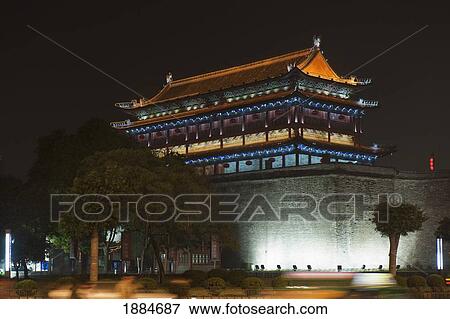Old City Wall; Xian, Shaanxi, China View Large Photo Image Stock Photo - Old City Wall; Xian, Shaanxi, China. Fotosearch