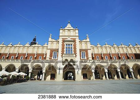 Stock Photo - Old cloth hall in Rynek Glowny; Krakow, Poland. Fotosearch