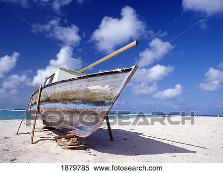 Old Fishing Boat On Worthing Beach, South Coast View Large Photo Image Stock Photography - Old Fishing Boat On Worthing Beach, South Coast. Fotosearch