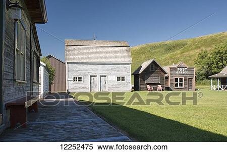 Old French settlement building; Trochu, Alberta, Canada View Large Photo Image Stock Photography - Old French settlement building; Trochu, Alberta, Canada. Fotosearch