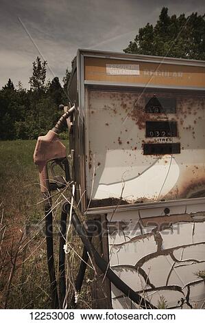 Old gas pump; Prince Edward Island, Canada View Large Photo Image Stock Photo - Old gas pump; Prince Edward Island, Canada. Fotosearch