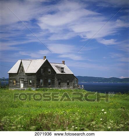Old House Near Pointe Saint- Pierre, Gaspe Coast, Quebec View Large Photo Image Stock Photograph - Old House Near Pointe Saint- Pierre, Gaspe Coast, Quebec. Fotosearch
