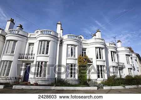 Stock Image - Old houses; Winchester, Hampshire, England. Fotosearch