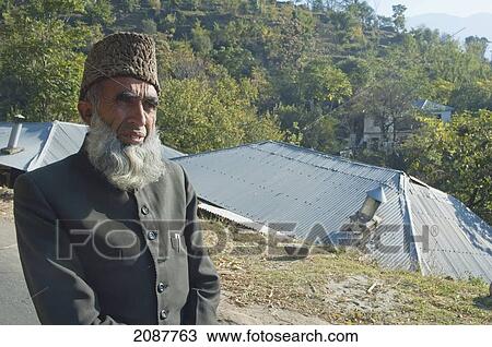 Old Man By His Home Destroyed By The 8 October 2005 Earthquake, Sudhangali, Azad Kashmir, Pakistan View Large Photo Image Stock Image - Old Man By His Home Destroyed By The 8 October 2005 Earthquake, Sudhangali, Azad Kashmir, Pakistan. Fotosearch
