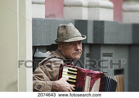 Old Man Playing An Accordion, Riga, Latvia View Large Photo Image Stock Image - Old Man Playing An Accordion, Riga, Latvia. Fotosearch