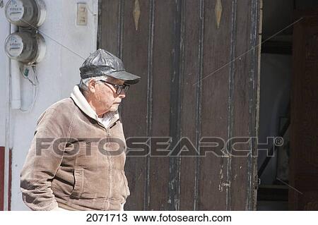 Stock Image - Old Man, Quiroga, Michoac. Fotosearch