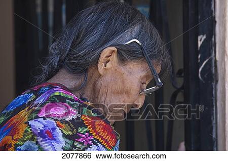 Old Maya Woman, Chichicastenango, El Quich View Large Photo Image Stock Photograph - Old Maya Woman, Chichicastenango, El Quich. Fotosearch