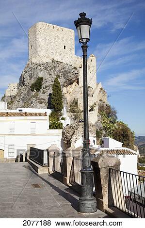 Old Moorish Castle; Olvera Andalusia Spain View Large Photo Image Stock Photo - Old Moorish Castle; Olvera Andalusia Spain. Fotosearch