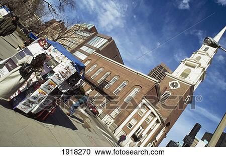Old North Church View Large Photo Image Stock Image - Old North Church. Fotosearch