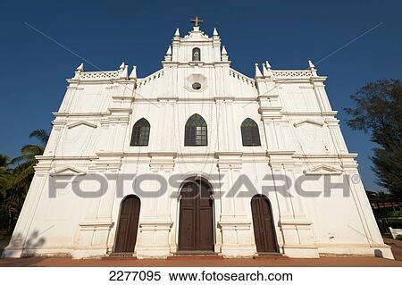 Stock Photography - Old Portuguese church; Goa, India. Fotosearch