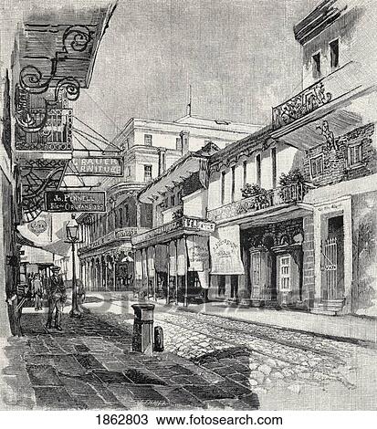 Stock Image - Old St Louis Hotel Afterward The State House New Orleans Louisiana America From The Book The Century Illustrated Monthly Magazine May To October 1883. Fotosearch