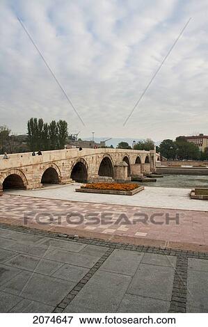 Old Stone Bridge Over The Vardar River, Skopje, Macedonia View Large Photo Image Stock Photo - Old Stone Bridge Over The Vardar River, Skopje, Macedonia. Fotosearch