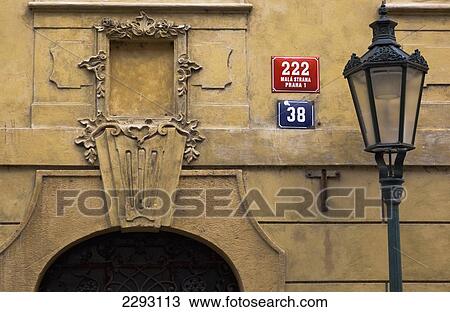 Old street signs and gas lamp, Mala Strana District, Prague, Czech Republic, Europe View Large Photo Image Stock Image - Old street signs and gas lamp, Mala Strana District, Prague, Czech Republic, Europe. Fotosearch