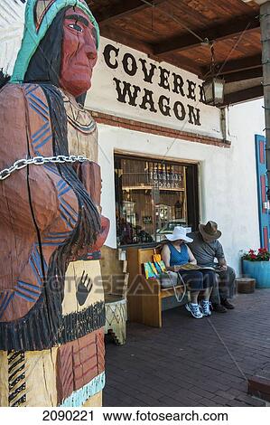 Stock Image - Old Town Albuquerque In New Mexico, Usa. Fotosearch