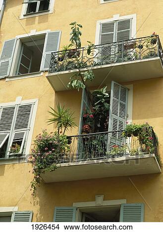 Old Town Balconies View Large Photo Image Picture - Old Town Balconies. Fotosearch
