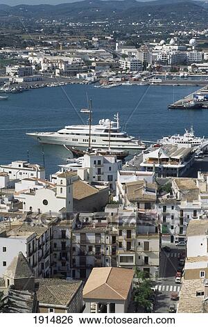 Stock Photograph - Old Town & Harbour. Fotosearch