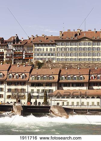 Old Town In Bern, Switzerland View Large Photo Image Stock Photograph - Old Town In Bern, Switzerland. Fotosearch
