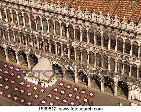 Old Town Square, High Angle View; Piazza San Marco, Venice, Italy View Large Photo Image Stock Image - Old Town Square, High Angle View; Piazza San Marco, Venice, Italy. Fotosearch