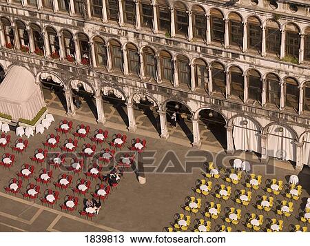 Old Town Square, High Angle View; Piazza San Marco, Venice, Italy View Large Photo Image Stock Image - Old Town Square, High Angle View; Piazza San Marco, Venice, Italy. Fotosearch