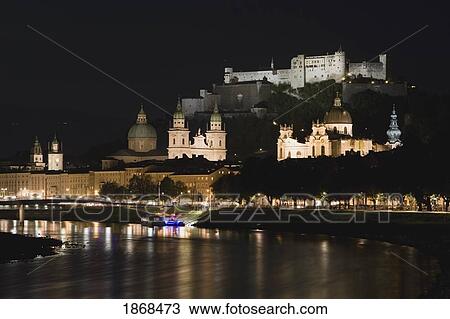 Old Town With Baroque Architecture, Salzburg, Austria View Large Photo Image Stock Image - Old Town With Baroque Architecture, Salzburg, Austria. Fotosearch