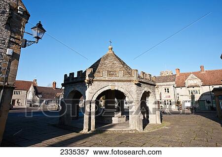 Old Town's Square Of Somerton; South Somerset, England, Uk View Large Photo Image Stock Photo - Old Town's Square Of Somerton; South Somerset, England, Uk. Fotosearch