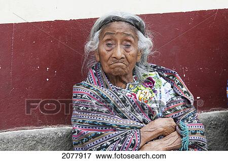 Old Tzutjil Maya Woman, Santiago De Atitl View Large Photo Image Stock Photo - Old Tzutjil Maya Woman, Santiago De Atitl. Fotosearch