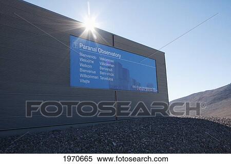 Stock Photography - Old Visitors Centre Of The European Southern Observatory At Paranal, Antofagasta Region, Chile. Fotosearch