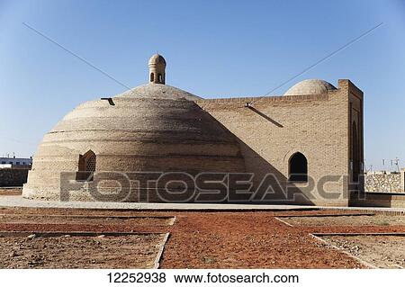 Stock Photo - Old water cistern (Sardoba), Rabat-i Malik caravanserai, between Samarkand and Bukhara; Uzbekistan. Fotosearch