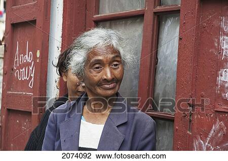Old Woman Smiling In Antananarivo, Madagascar View Large Photo Image Stock Image - Old Woman Smiling In Antananarivo, Madagascar. Fotosearch