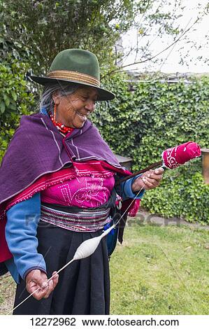 Old woman spinning cotton at Hacienda San Agustin de Callo, Cotopaxi, Ecuador View Large Photo Image Stock Image - Old woman spinning cotton at Hacienda San Agustin de Callo, Cotopaxi, Ecuador. Fotosearch