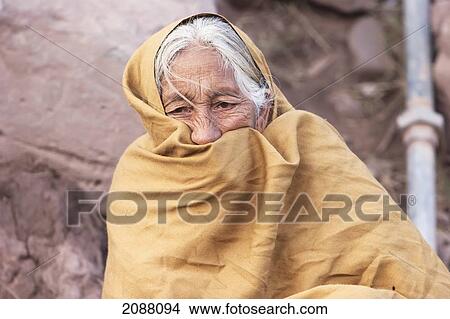 Old Woman Waiting For Aid And Relief Goods Near The Line Of Control, Chakothi, Azad Kashmir, Pakistan View Large Photo Image Picture - Old Woman Waiting For Aid And Relief Goods Near The Line Of Control, Chakothi, Azad Kashmir, Pakistan. Fotosearch