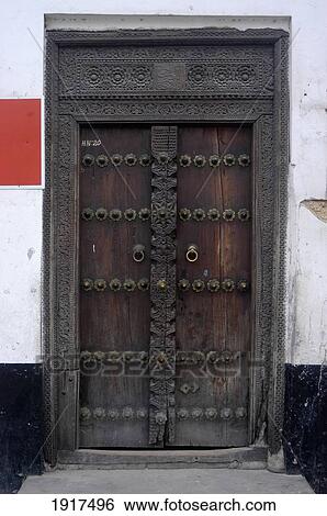 Old Wooden Door View Large Photo Image Stock Photograph - Old Wooden Door. Fotosearch