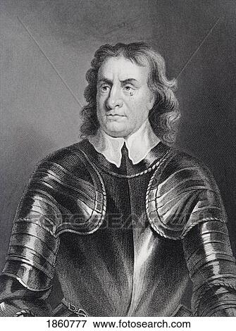 Stock Photo - Oliver Cromwell 1599 To 1658 English Military Leader And Politician Head Of State 1653 To 1659. Fotosearch