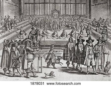 Stock Image - Oliver Cromwell Dissolving Parliament In 1653. From The Book Short History Of The English People By J. R. Green Published London 1893.. Fotosearch