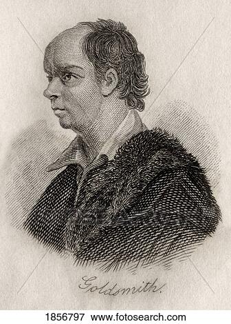 Oliver Goldsmith, 1728-1774. Anglo-Irish Playwright, Novelist, Dramatist, Poet And Essayist. Engraved By J. W. Cook. View Large Photo Image Stock Photo - Oliver Goldsmith, 1728-1774. Anglo-Irish Playwright, Novelist, Dramatist, Poet And Essayist. Engraved By J. W. Cook.. Fotosearch