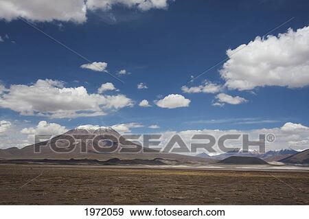 Stock Photo - Ollague Volcano, Antofagasta Region, Chile. Fotosearch