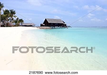 Stock Image - One & Only Reethi Rah Resort Maldives. Fotosearch
