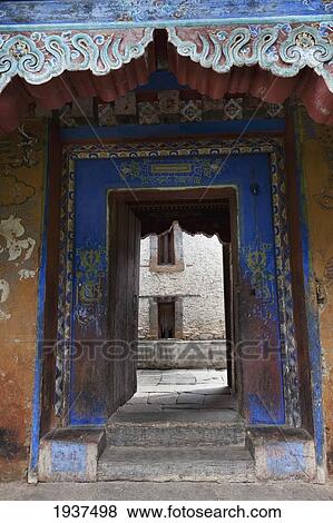 Open Doorway In Wangdichholing Palace; Bumthang District Bhutan View Large Photo Image Stock Photo - Open Doorway In Wangdichholing Palace; Bumthang District Bhutan. Fotosearch